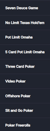 Choose a Poker Game Format